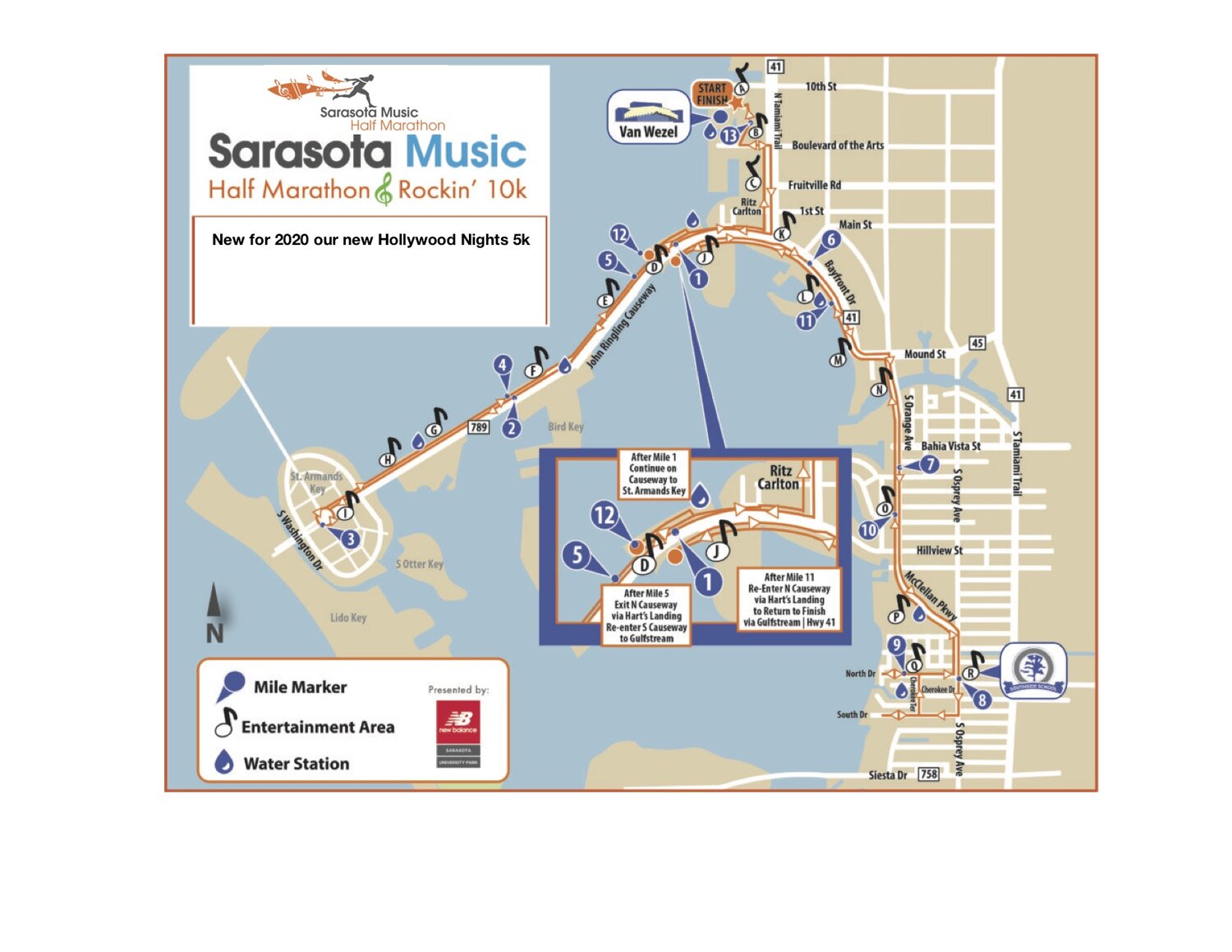 2020 Music Marathon Race Course